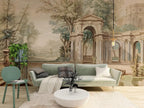 Victorian Landscape Wallpaper: 18th Century Scenic Wall Mural, Peel and Stick - View 2
