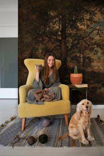Peel and Stick Scenic Wallpaper: Vintage Tropical Landscape, Non-Woven or Textured - View 2