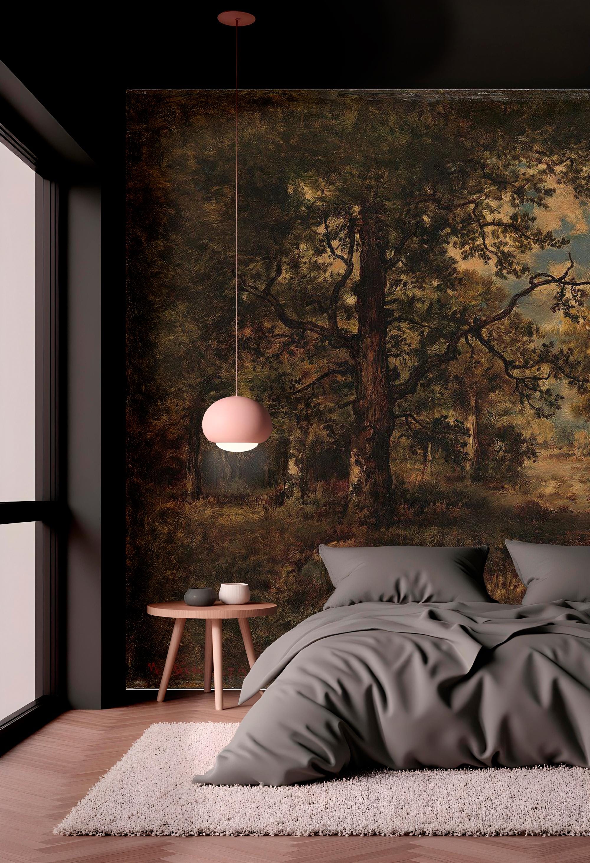 Peel and Stick Scenic Wallpaper: Vintage Tropical Landscape, Non-Woven or Textured - View 4