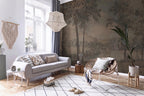 Forest Tropical Wallpaper: Vintage Landscape Peel and Stick Wallpaper - View 4