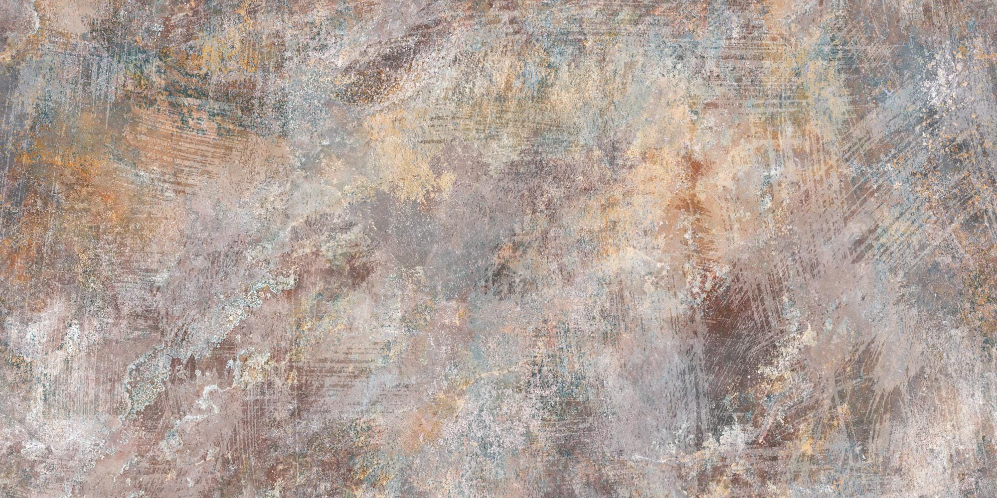 Textured Copper Wallpaper: Concrete Stucco Peel & Stick Wall Mural - View 5