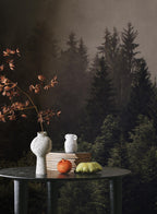 Foggy Forest Wallpaper: Misty Woodland Peel & Stick Wall Mural - View 4