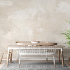 Beige Textured Wallpaper: Neutral Rustic Peel and Stick Wall Mural