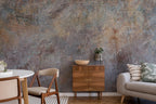 Textured Copper Wallpaper: Concrete Stucco Peel & Stick Wall Mural - View 2