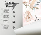 Pastel Rainbow Wallpaper: Whimsical Nursery Decor, Peel and Stick - View 8