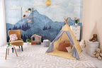Mountain Forest Peel and Stick Wallpaper: Kids Wallpaper - View 4