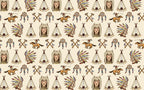 Native American Wallpaper Mural: Vintage Western Peel & Stick - View 5