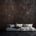 Rustic Brown Concrete Wallpaper: Distressed Texture, Modern Loft Decor, Peel and Stick - View 6