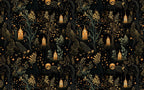 Gothic Haunted Forest Wallpaper: Spooky Skull Church Mural - View 6