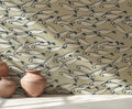 Coastal Fish Wallpaper: Hand Drawn Nautical Peel and Stick Mural
