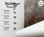 Industrial Concrete Texture Wallpaper Mural: Custom Peel & Stick - View 2