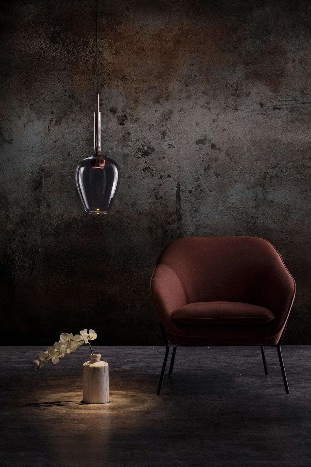 Industrial Concrete Texture Wallpaper Mural: Custom Peel & Stick - View 5