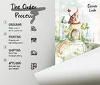 Castle Peel and Stick Wallpaper Mural: Kids Room Decor - View 6