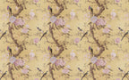 Chinoiserie Floral Peel and Stick Wallpaper: Birds & Blossoms Wall Mural - View 7