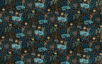 Dark Floral Peel and Stick Wallpaper: Moody Botanical Mural - View 6