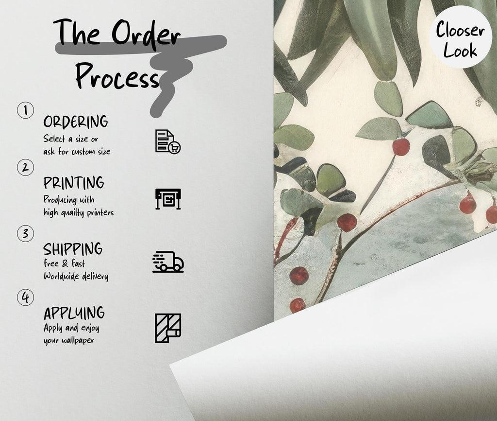Palm Tree Jungle Wallpaper: Tropical Wall Mural, Peel and Stick - View 4