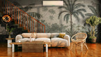 Palm Tree Jungle Wallpaper: Tropical Wall Mural, Peel and Stick - View 5