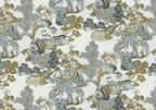 Chinoiserie Landscape Wallpaper: Asian Scenic Peel and Stick Wall Mural - View 5