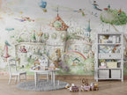 Castle Peel and Stick Wallpaper Mural: Kids Room Decor - View 3