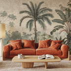 Palm Tree Jungle Wallpaper: Tropical Wall Mural, Peel and Stick