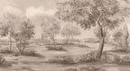 Vintage Tree Landscape Wallpaper, Countryside Peel and Stick Wallpaper - View 2