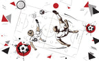 Soccer Wall Mural, Kids Room Sports Wallpaper - View 7
