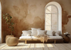 Concrete Texture Wallpaper Mural, Neutral Beige Peel and Stick Wall Art - View 2