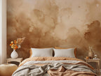 Concrete Texture Wallpaper Mural, Neutral Beige Peel and Stick Wall Art - View 3
