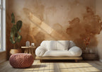 Concrete Texture Wallpaper Mural, Neutral Beige Peel and Stick Wall Art