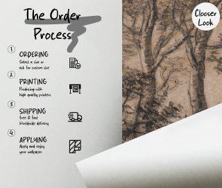Woodland Landscape Wallpaper Mural - View 5