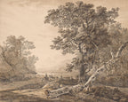 Vintage Countryside Peel and Stick Wallpaper Mural, Landscape Wall Mural - View 7