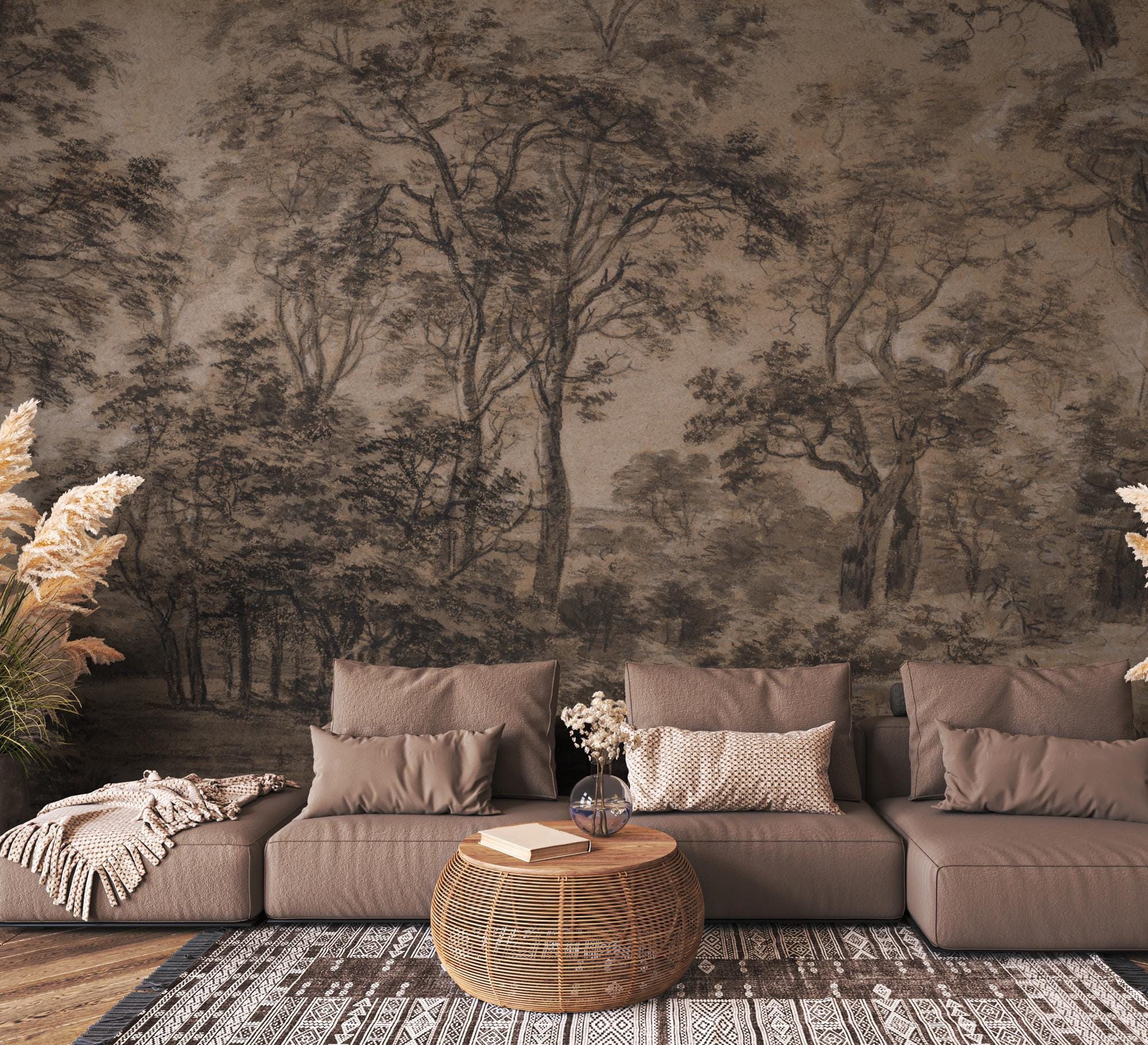 Woodland Landscape Wallpaper Mural