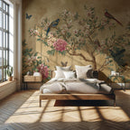 Chinoiserie Bird Blossom Wallpaper Mural - View 5