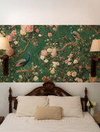 Peacock Chinoiserie Wallpaper Mural - View 4