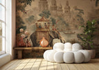 Exotic Elephant Palace Wall Mural: Peel and Stick Wallpaper - View 5