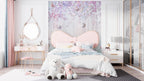 Soft Pastel Butterfly Wall Mural: Whimsical Nursery Peel and Stick Wallpaper - View 5
