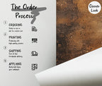 Copper Concrete Texture Wallpaper, Industrial Peel & Stick Wall Mural - View 6