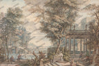 Scenic Landscape Wallpaper Mural: Textured or Peel and Stick - View 3