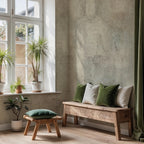 Neutral Concrete Texture Wall Mural | Modern Concrete Look Peel and Stick Wallpaper - View 3