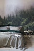 Foggy Forest Wallpaper: Misty Woodland Peel & Stick Wall Mural