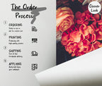 Dark Floral Wallpaper: Peony Peel and Stick Wallpaper - View 4