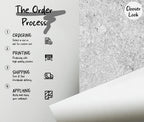 Light Gray Concrete Texture Wallpaper – Modern Minimalist Peel and Stick Wall Mural - View 4