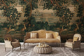 Vintage Countryside Scene Peel & Stick Wallpaper Mural, Landscape Wallpaper