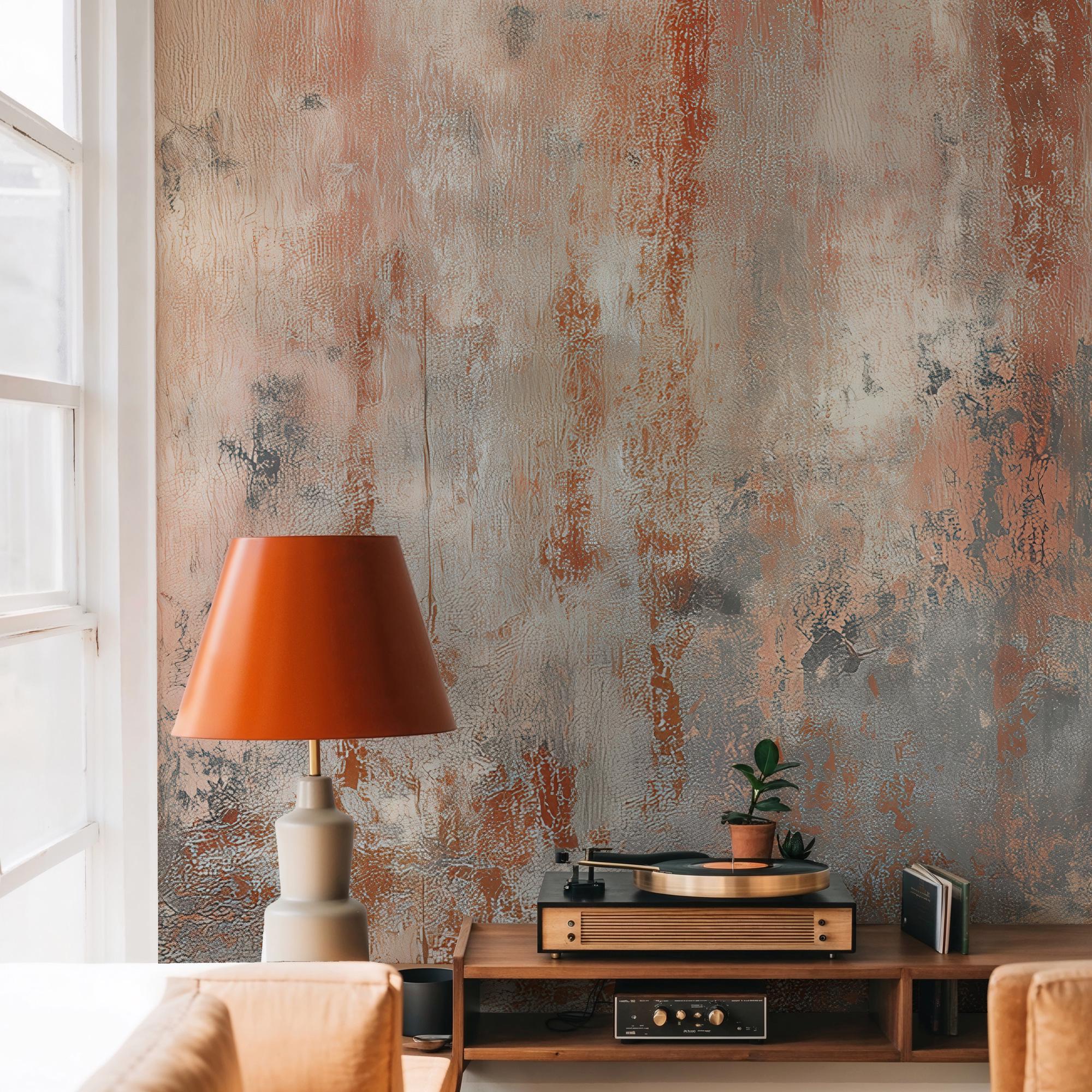Concrete Texture Peel and Stick Wallpaper Mural - View 2