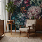 Floral Wallpaper Peel and Stick : Bold Peony Wall Mural - View 3