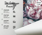 Floral Wallpaper Peel and Stick : Bold Peony Wall Mural - View 5