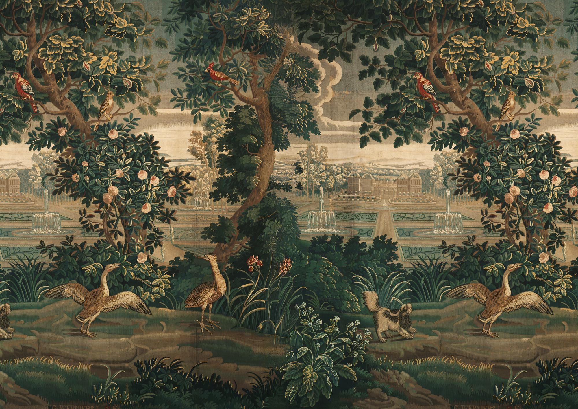 Vintage Countryside Scene Peel & Stick Wallpaper Mural, Landscape Wallpaper - View 6