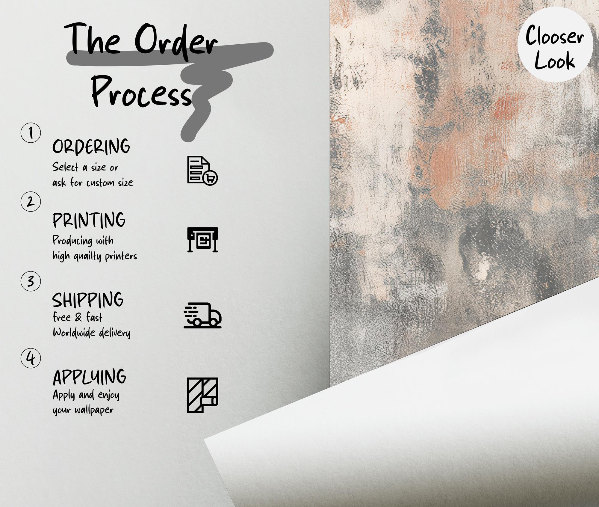 Concrete Texture Peel and Stick Wallpaper Mural - View 5