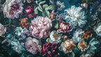 Floral Wallpaper Peel and Stick : Bold Peony Wall Mural - View 6