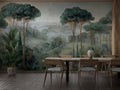 Woodland Forest Peel and Stick Wallpaper, Serene Forest Landscape Wal Mural